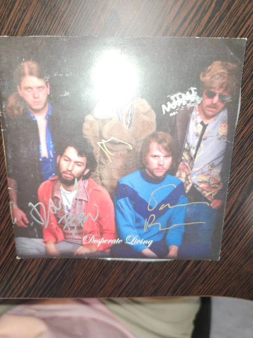Horse the Band Desperate Living Signed Autographed CD Vagrant Rare OOP 2009, image 2