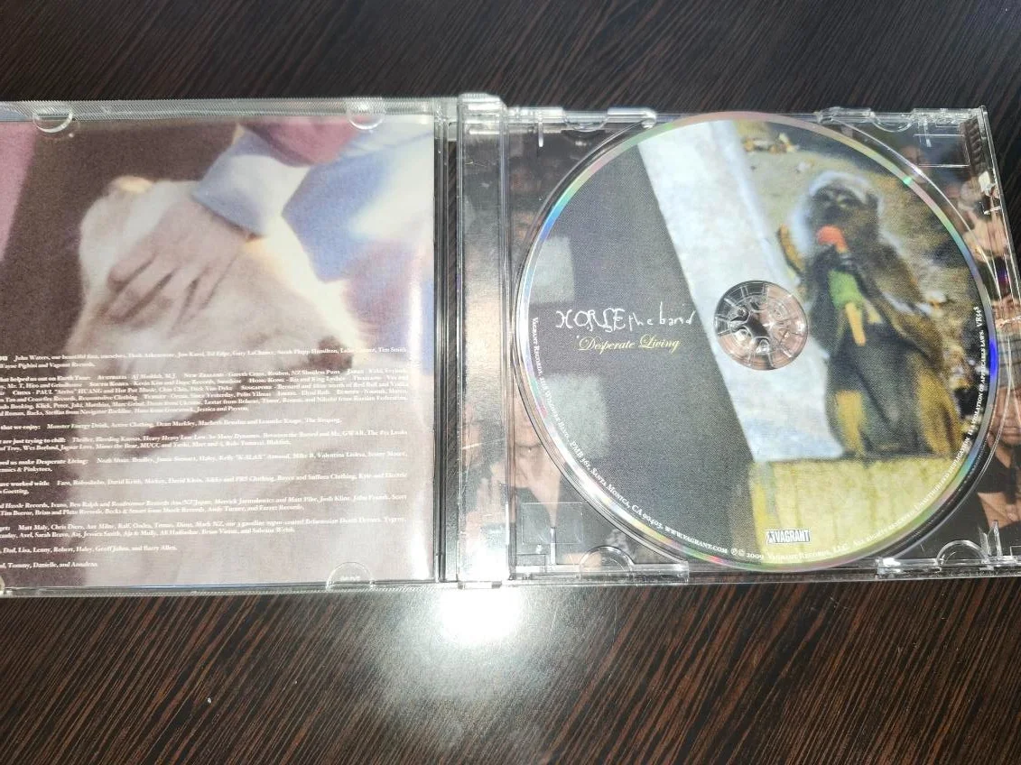 Horse the Band Desperate Living Signed Autographed CD Vagrant Rare OOP 2009, image 3