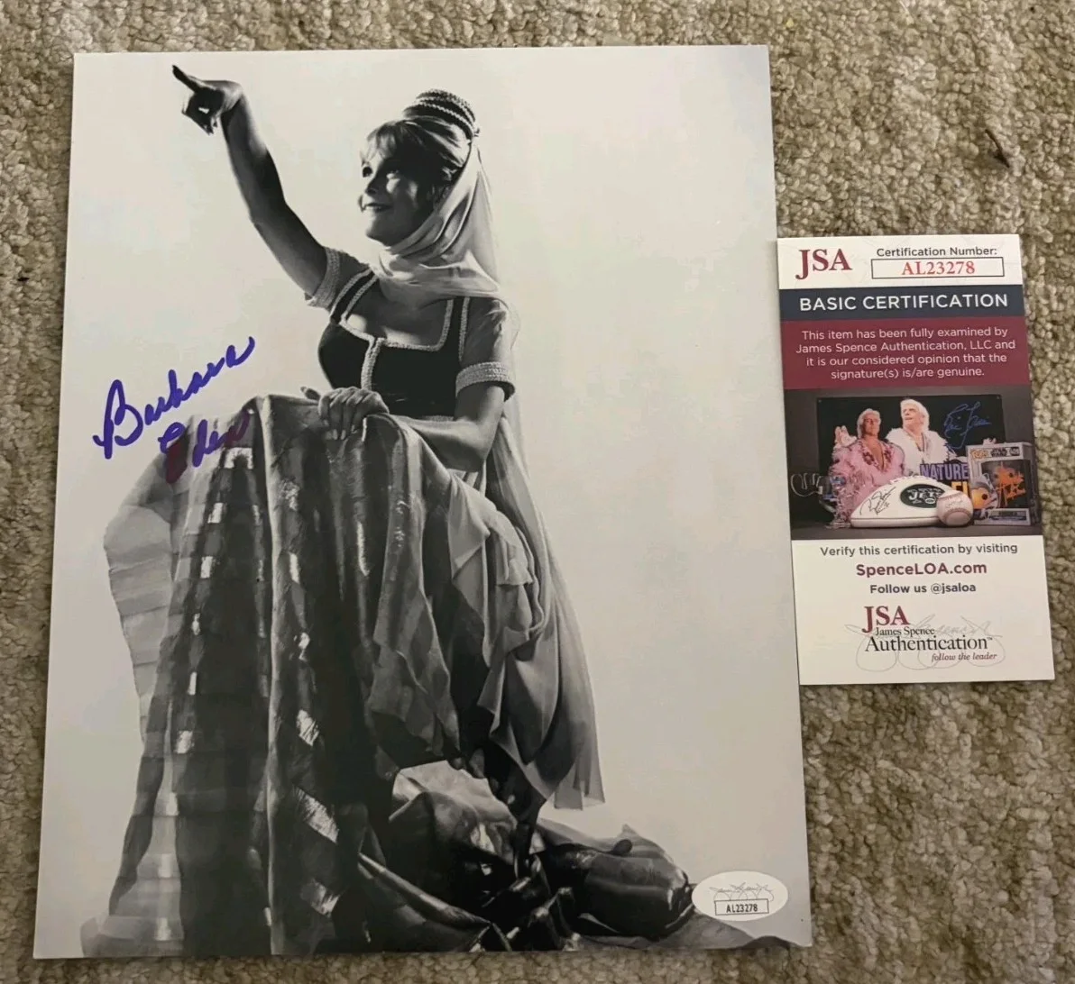 Peter Fonda — BARBARA EDEN SIGNED 8X10 PHOTO I DREAM JEANNIE AUTOGRAPH JSA COA AUTHENTIC RARE
