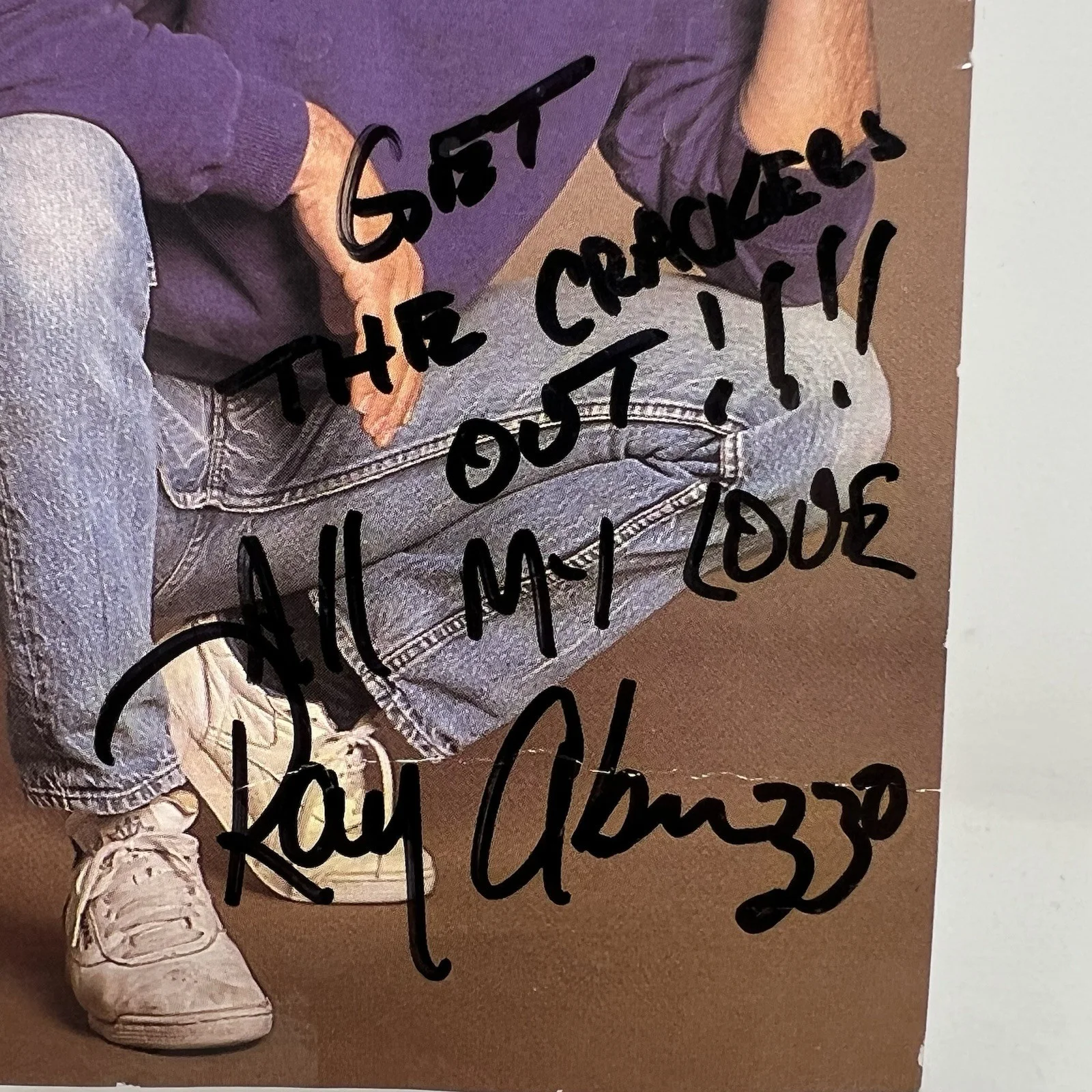 Ray Abruzzo The Sopranos Signed 4x6” Postcard, изображение 2