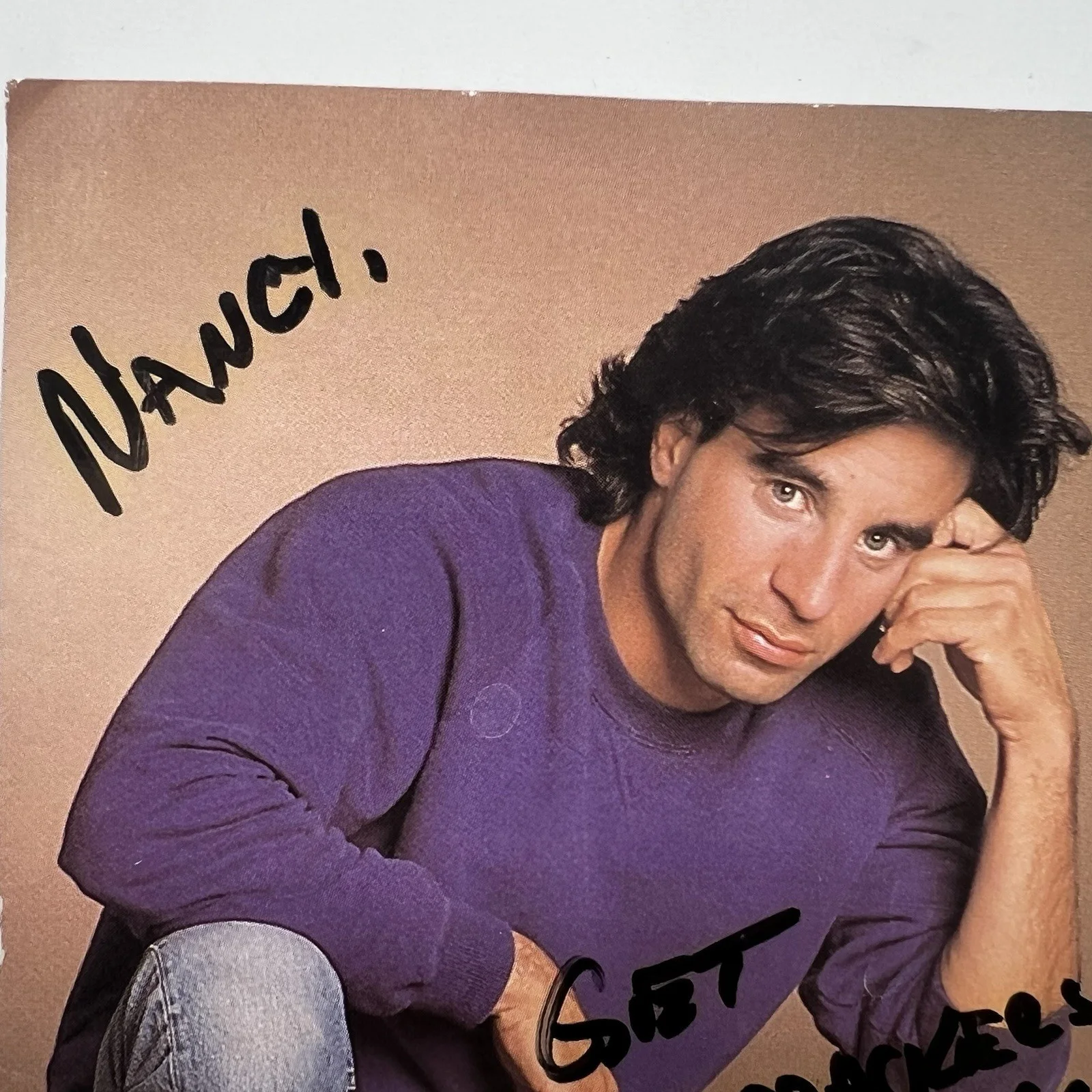 Ray Abruzzo The Sopranos Signed 4x6” Postcard, изображение 3