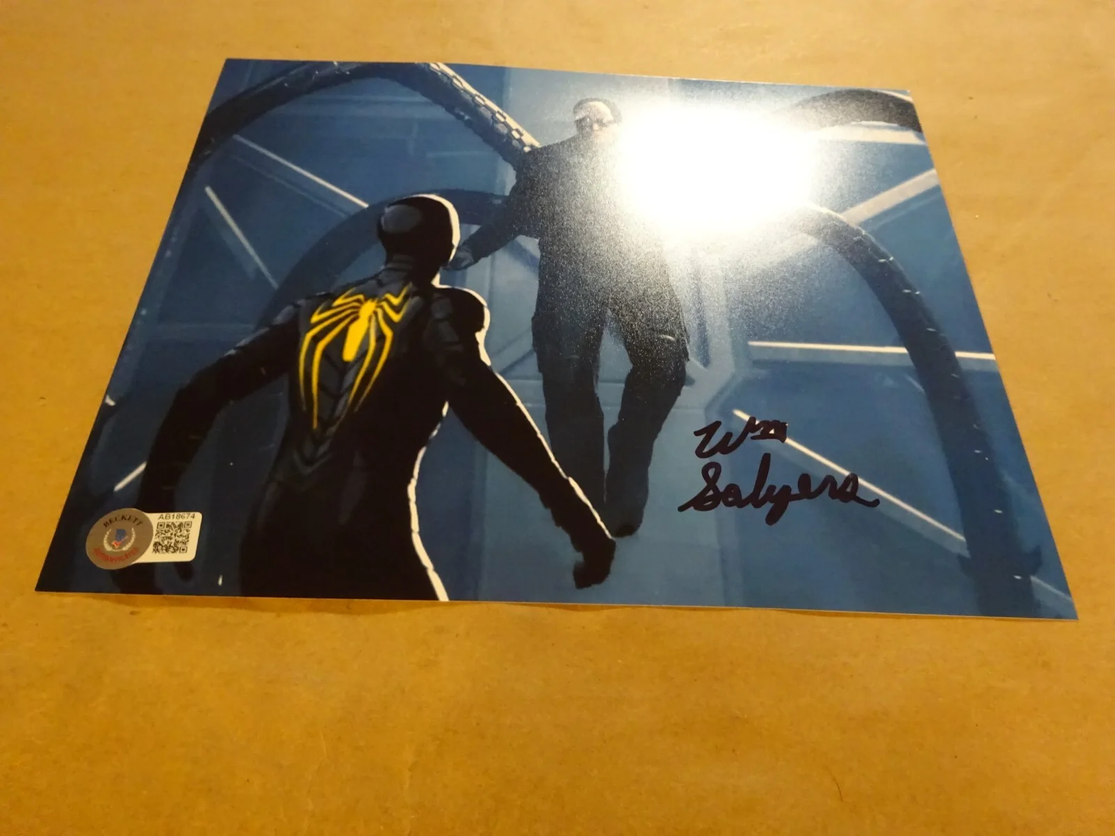 William Salyers — Autographed William Salyers Signed 8x10 Spider-Man Doc Ock Photo Beckett BAS COA, изображение 2