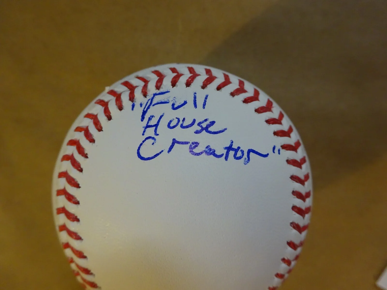 Jeff Franklin — Signed Jeff Franklin Autographed Baseball Full House Creator JSA COA, image 5