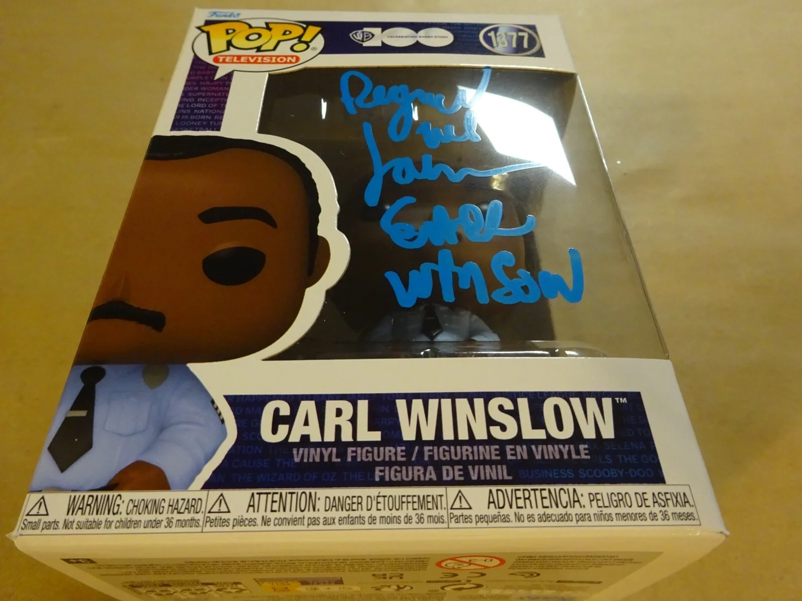 Reginald VelJohnson — Signed Reginald VelJohnson Family Matters Carl Winslow Funko Pop JSA COA, image 3