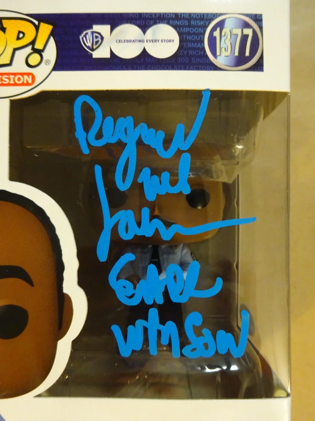 Reginald VelJohnson — Signed Reginald VelJohnson Family Matters Carl Winslow Funko Pop JSA COA, image 4