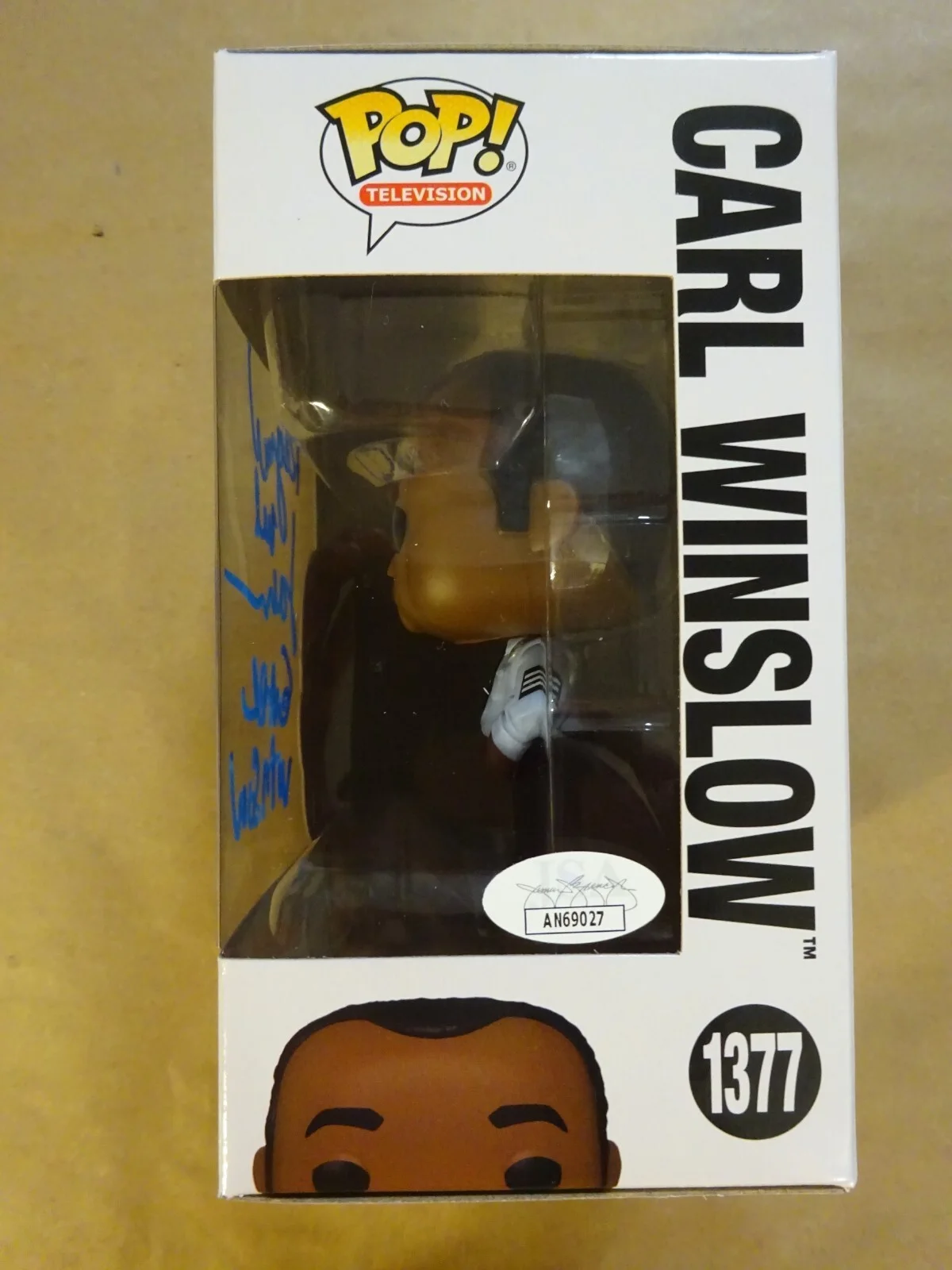 Reginald VelJohnson — Signed Reginald VelJohnson Family Matters Carl Winslow Funko Pop JSA COA, image 5