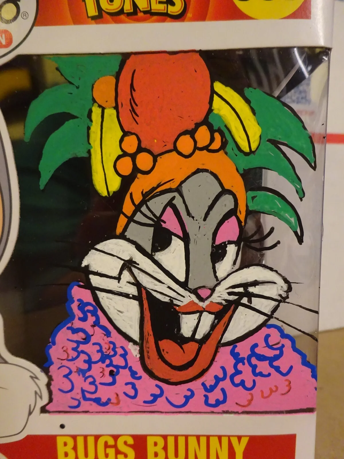 Richard Maurizio — Richard Maurizio Signed & Sketched Looney Tunes Bugs Bunny Funko Pop #307, image 3