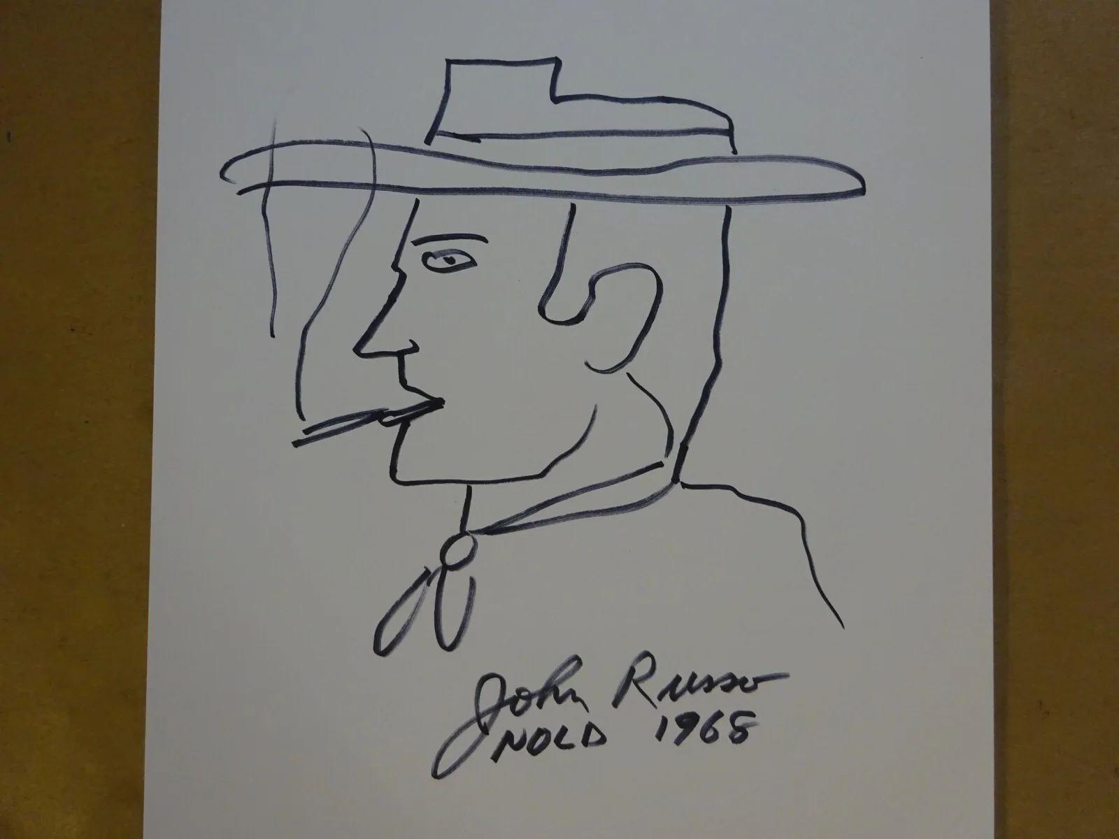 John Russo — Signed John Russo Autographed Night of the Living Dead Sketch 8.5"x11" Sheet BAS, изображение 3