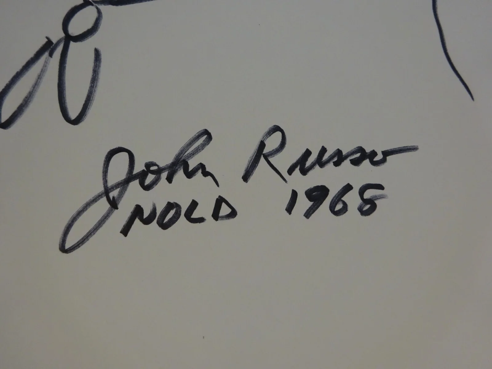 John Russo — Signed John Russo Autographed Night of the Living Dead Sketch 8.5"x11" Sheet BAS, изображение 4