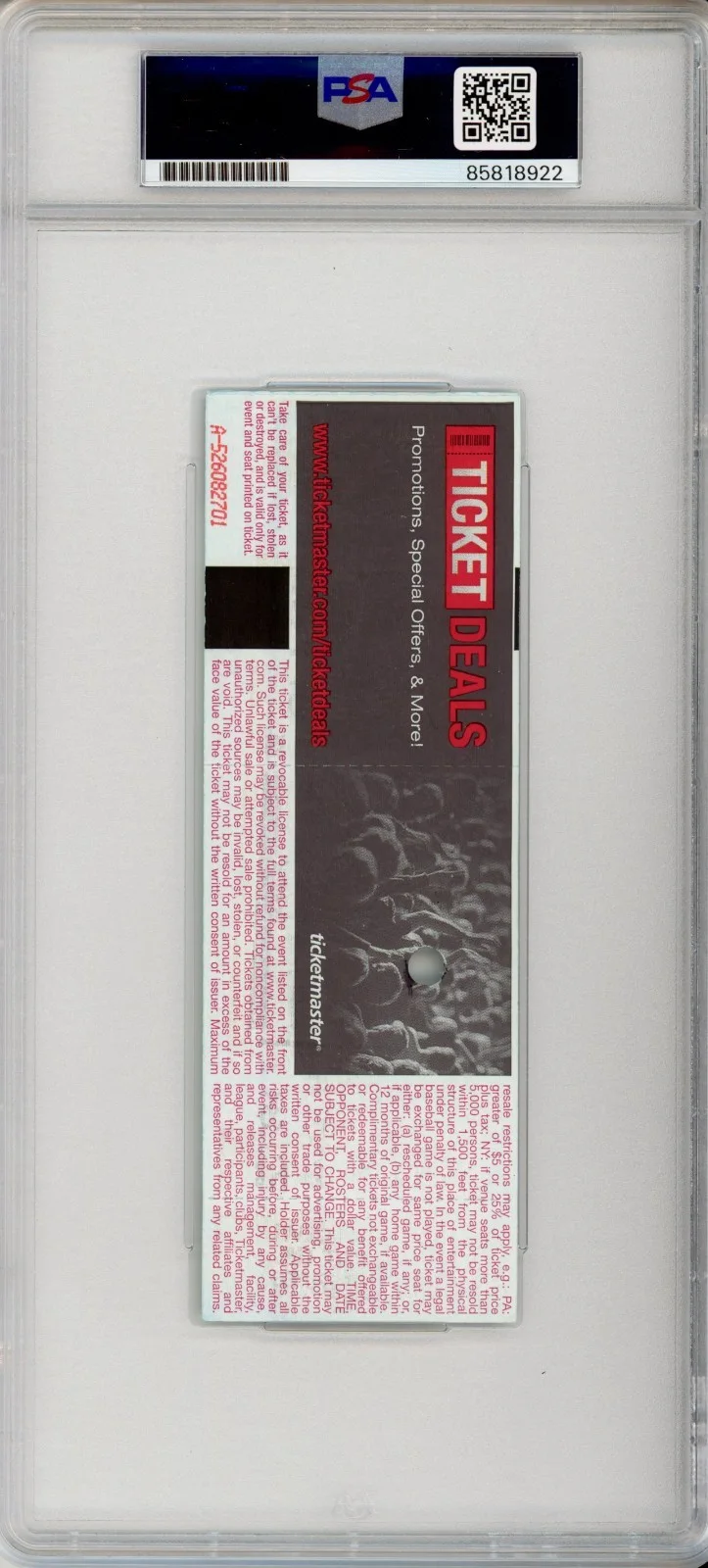 Tim McGraw SIGNED 2014 GA Pit Tour Ticket PSA DNA Certified COA Autograph AUTO, изображение 2