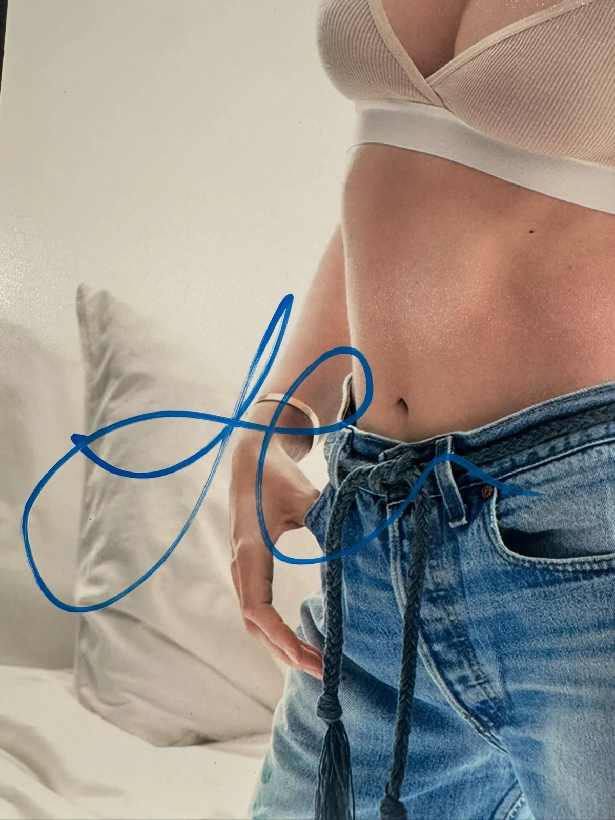LAUREN COHAN SIGNED 11X14 PHOTO AUTO BEAUTIFUL SEXY BECKETT BAS COA, изображение 2