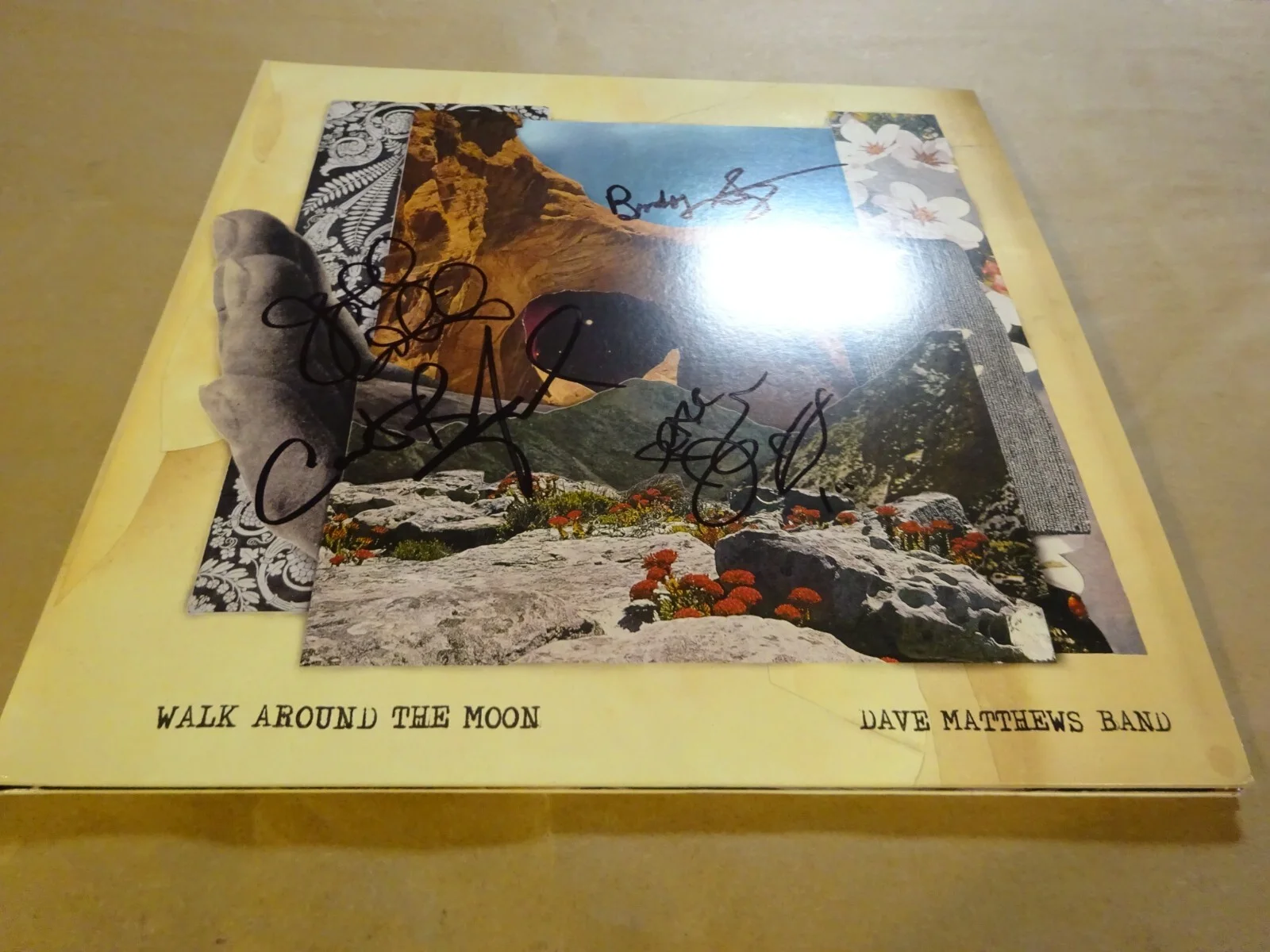 Autographed Dave Matthews Walk The Moon Album Beckett COA LOA Beauford Reynolds, изображение 3