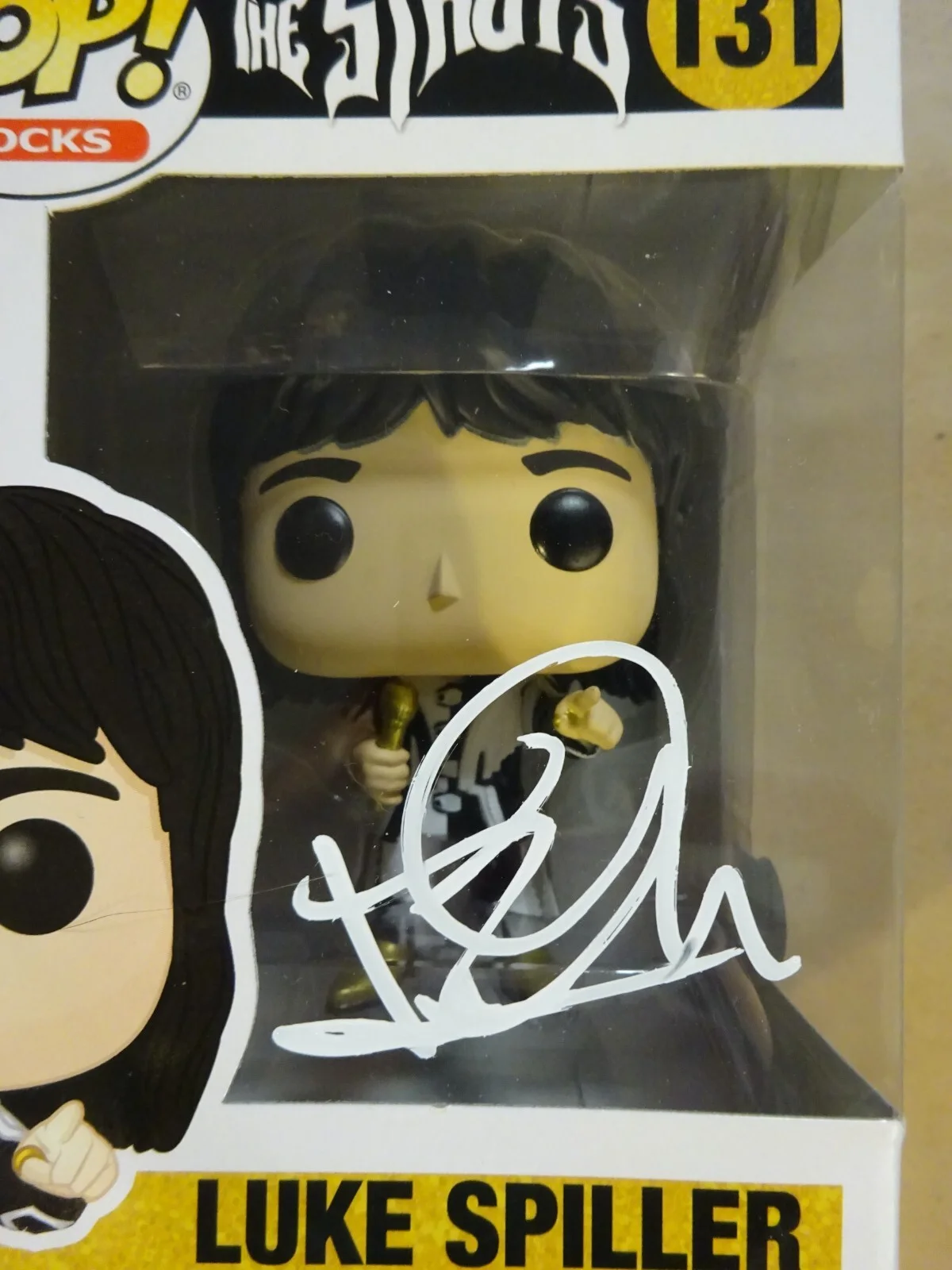 Signed Luke Spiller Autographed The Struts Funko Pop Vinyl Figure Beckett COA, image 3