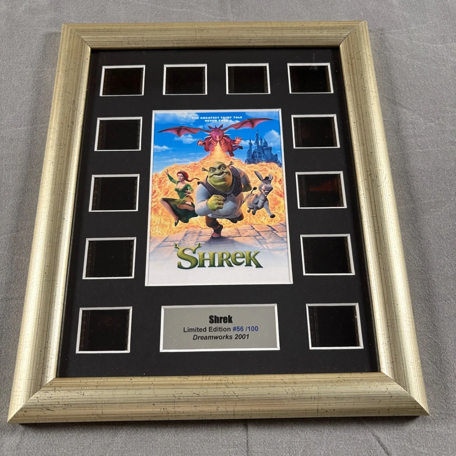 Limited Edition Shrek Film Cell in Display Frame #56/100 DreamWorks Memorabilia, image 2