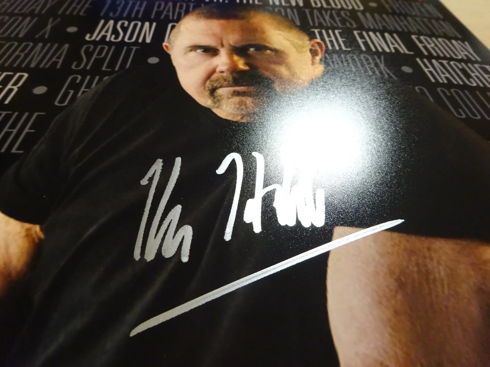 Kane Hodder — Signed Kane Hodder Autographed To Hell And Back 11"x17" Photo Beckett BAS COA, изображение 5