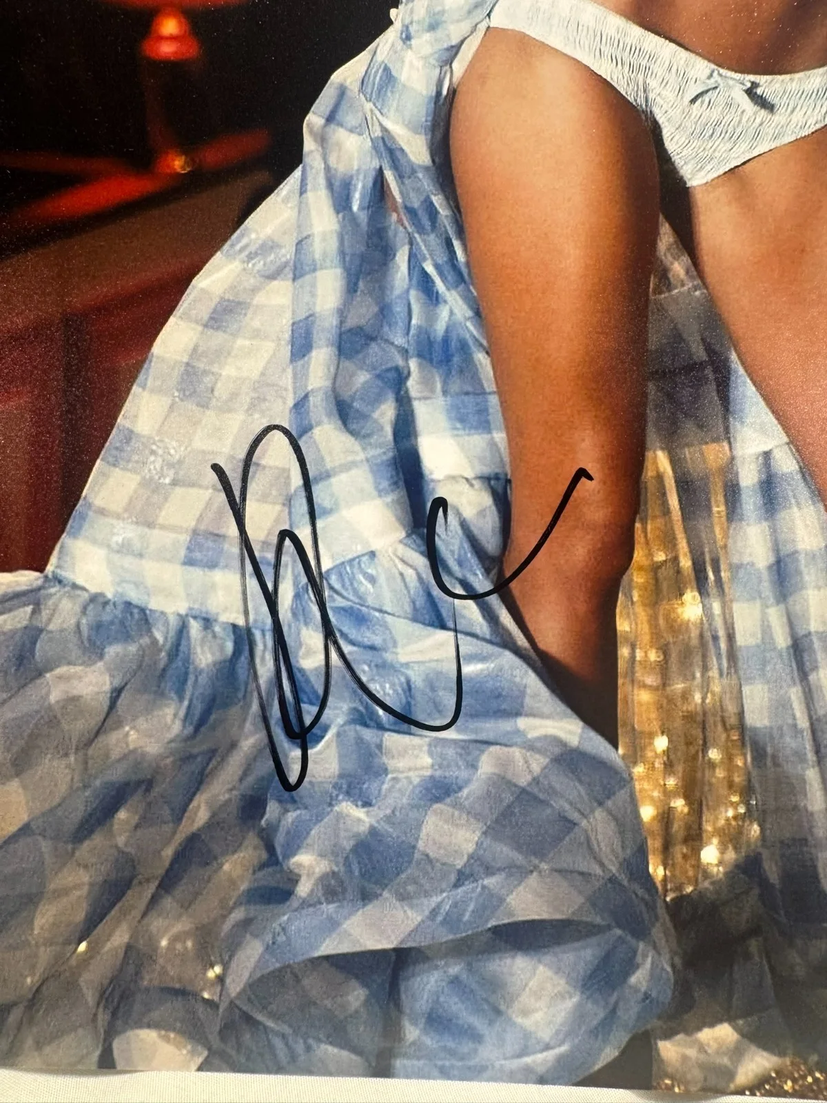 ROSE HUNTINGTON WHITELEY SIGNED 11X14 PHOTO SUPERMODEL AUTO SEXY BECKETT BAS COA, изображение 2