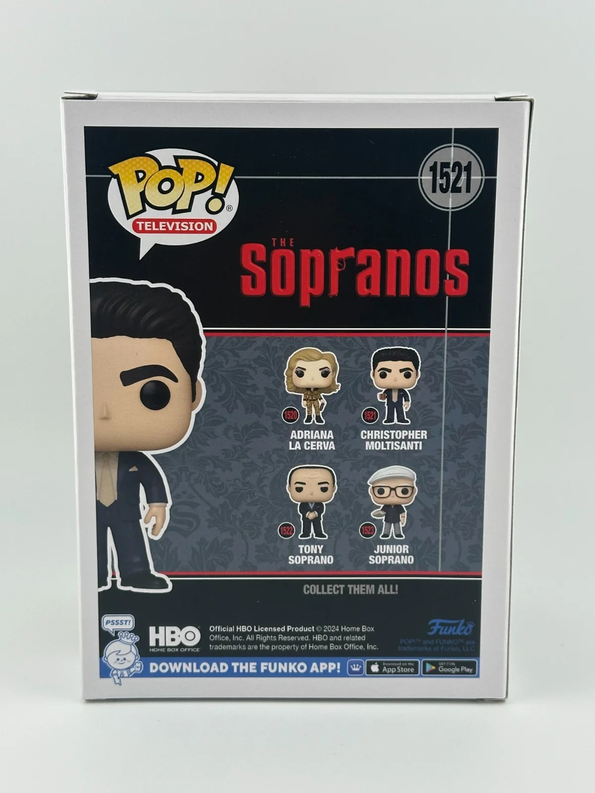 Michael Imperioli — Michael Imperioli Signed Sopranos 1521 Christopher Moltisanti Funko Pop! Beckett, изображение 2