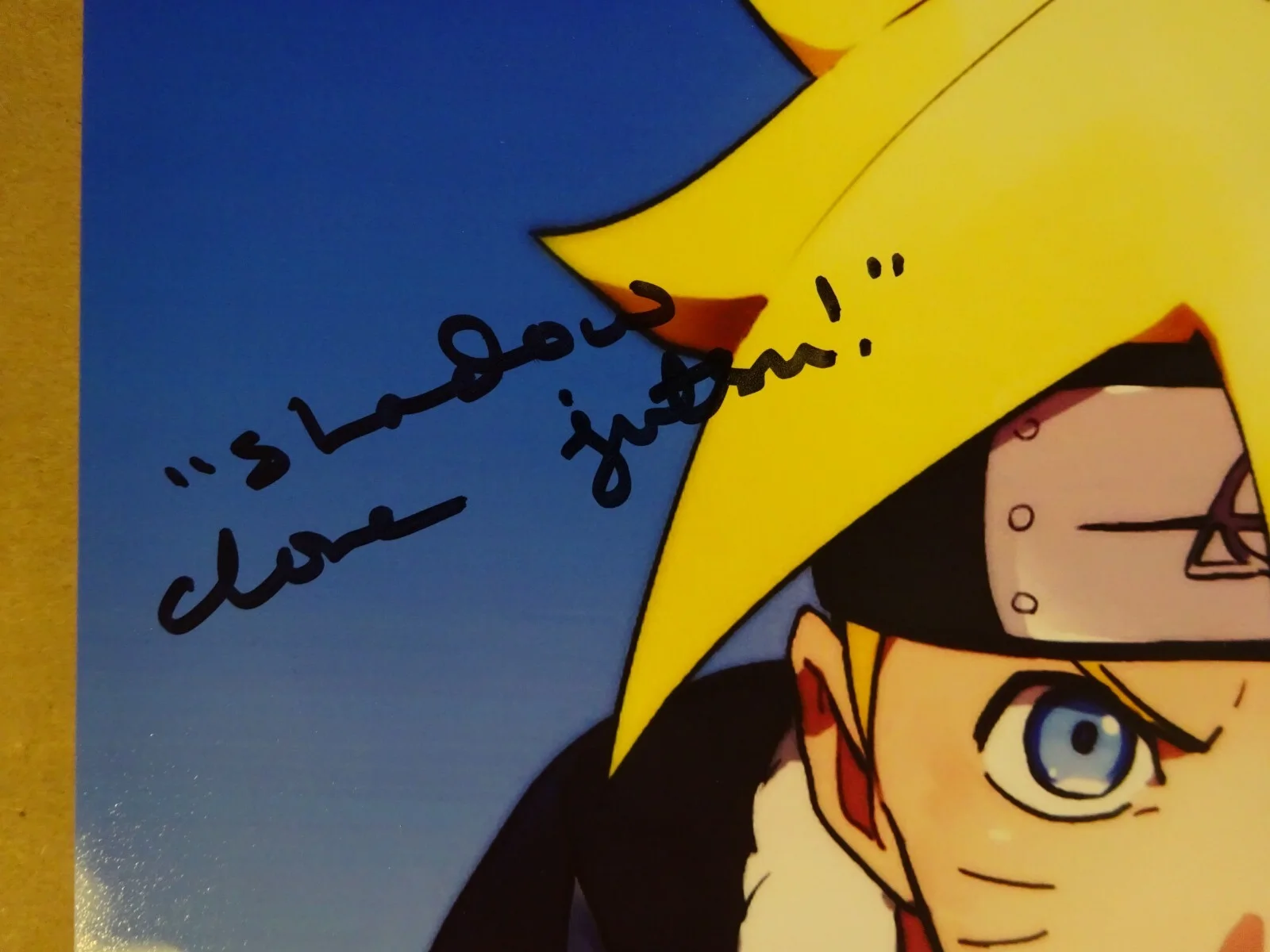 Amanda Miller — Autographed Amanda Miller Signed 8"x10" Boruto Naruto Photo BAS COA, image 4