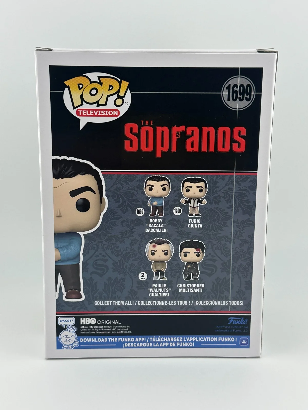 Steve Schirripa — Steve Schirripa Signed The Sopranos 1699 Bobby Bacala Funko Pop! (Beckett), изображение 2