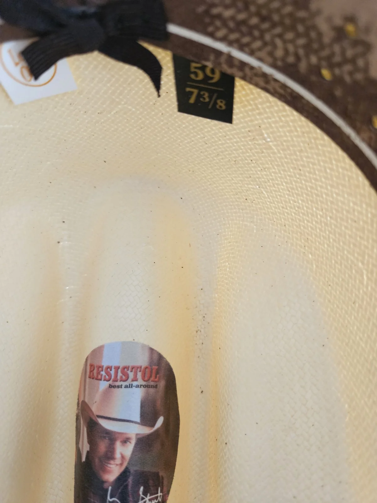 JERRY JEFF WALKER SIGNED COWBOY HAT 7 3/8, image 5