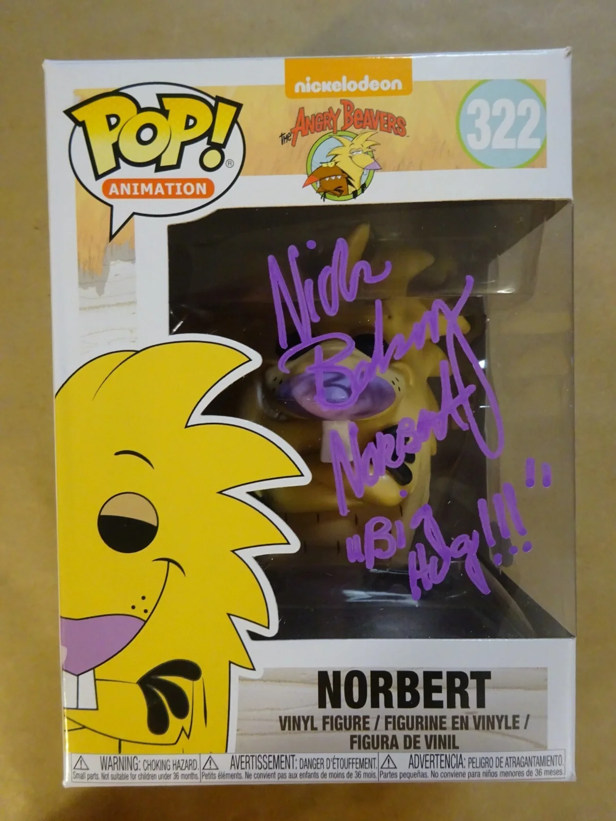 Nick Bakay, Richard Horvitz — Set of 2 Signed The Angry Beavers Nick Bakay & Richard Horvitz Funko Pop JSA COA, изображение 3