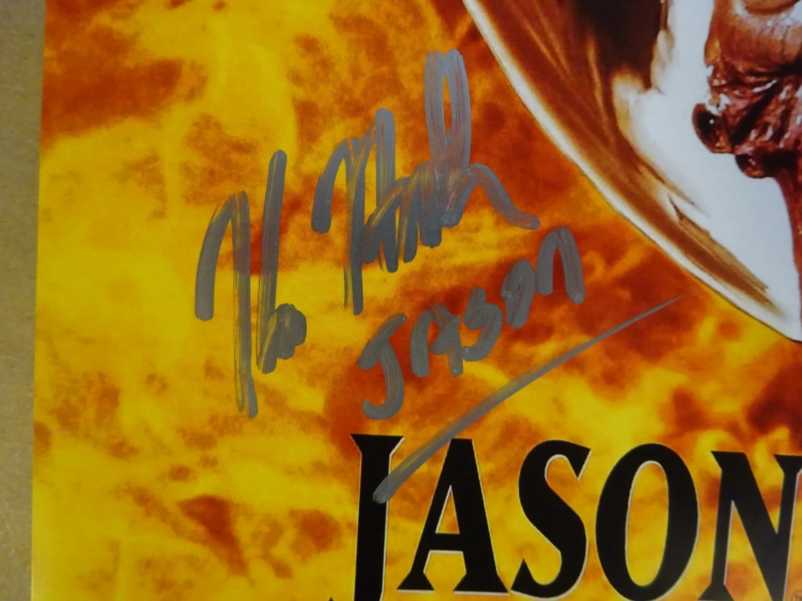Kane Hodder — Signed Kane Hodder Autographed Jason Goes To Hell 11"x17" Photo Beckett BAS COA, image 4