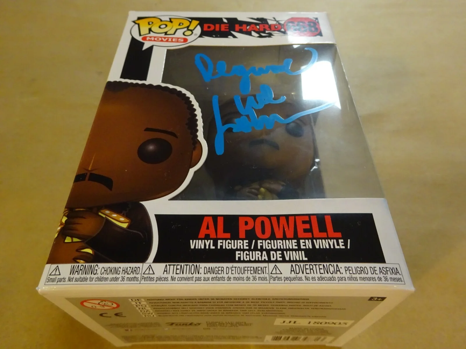 Reginald VelJohnson — Signed Reginald VelJohnson Autographed Die Hard Al Powell Funko Pop JSA COA, image 3