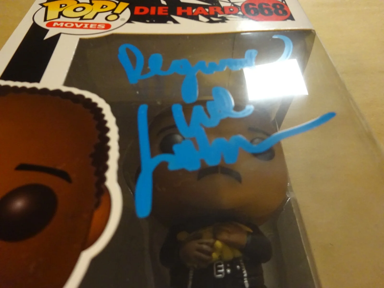 Reginald VelJohnson — Signed Reginald VelJohnson Autographed Die Hard Al Powell Funko Pop JSA COA, image 5
