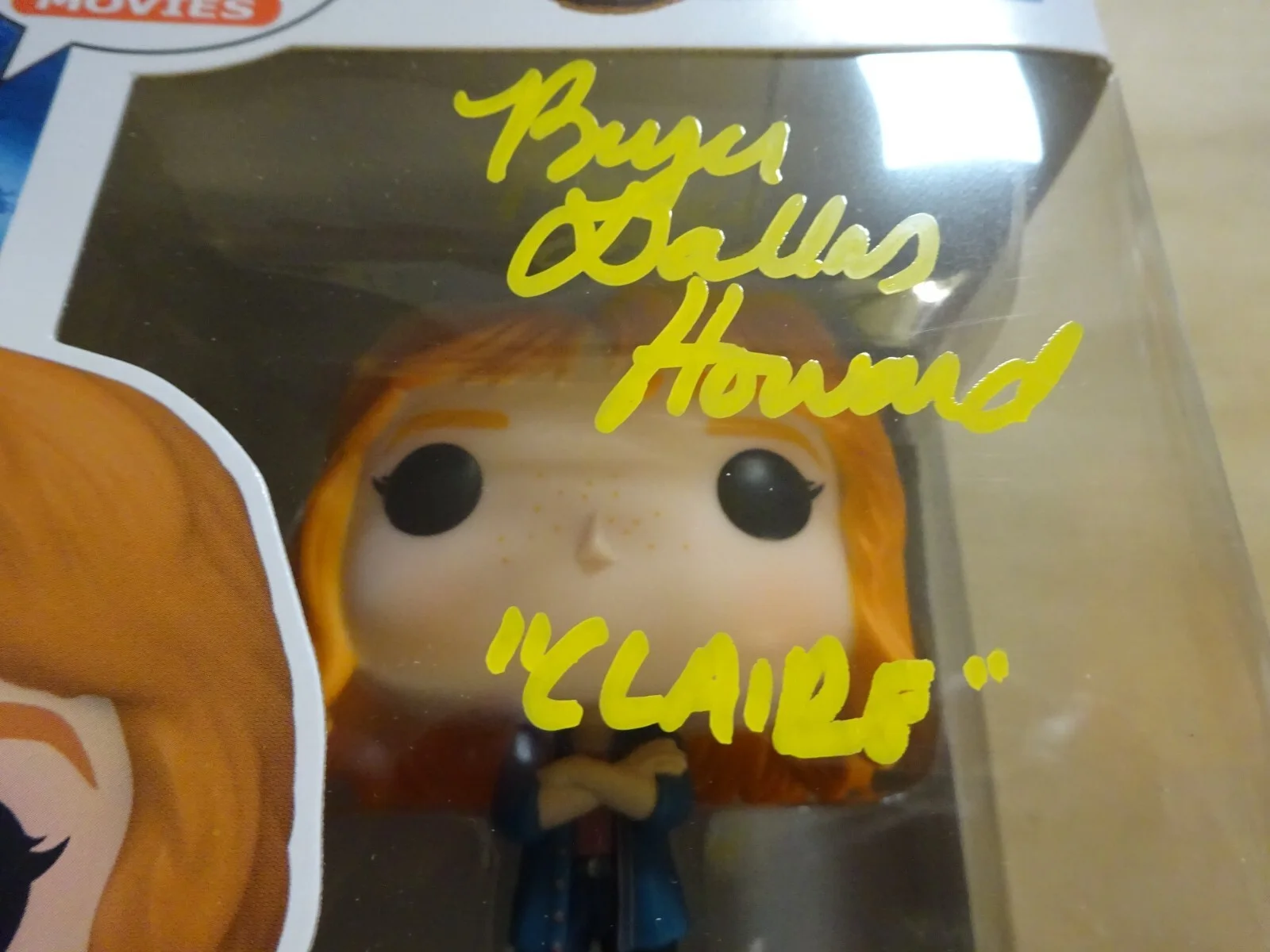 Bryce Dallas Howard — Signed Bryce Dallas Howard Autographed Claire Jurassic World Funko Pop BAS COA, image 4
