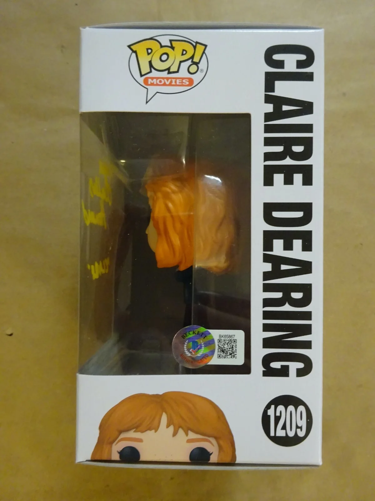 Bryce Dallas Howard — Signed Bryce Dallas Howard Autographed Claire Jurassic World Funko Pop BAS COA, image 5