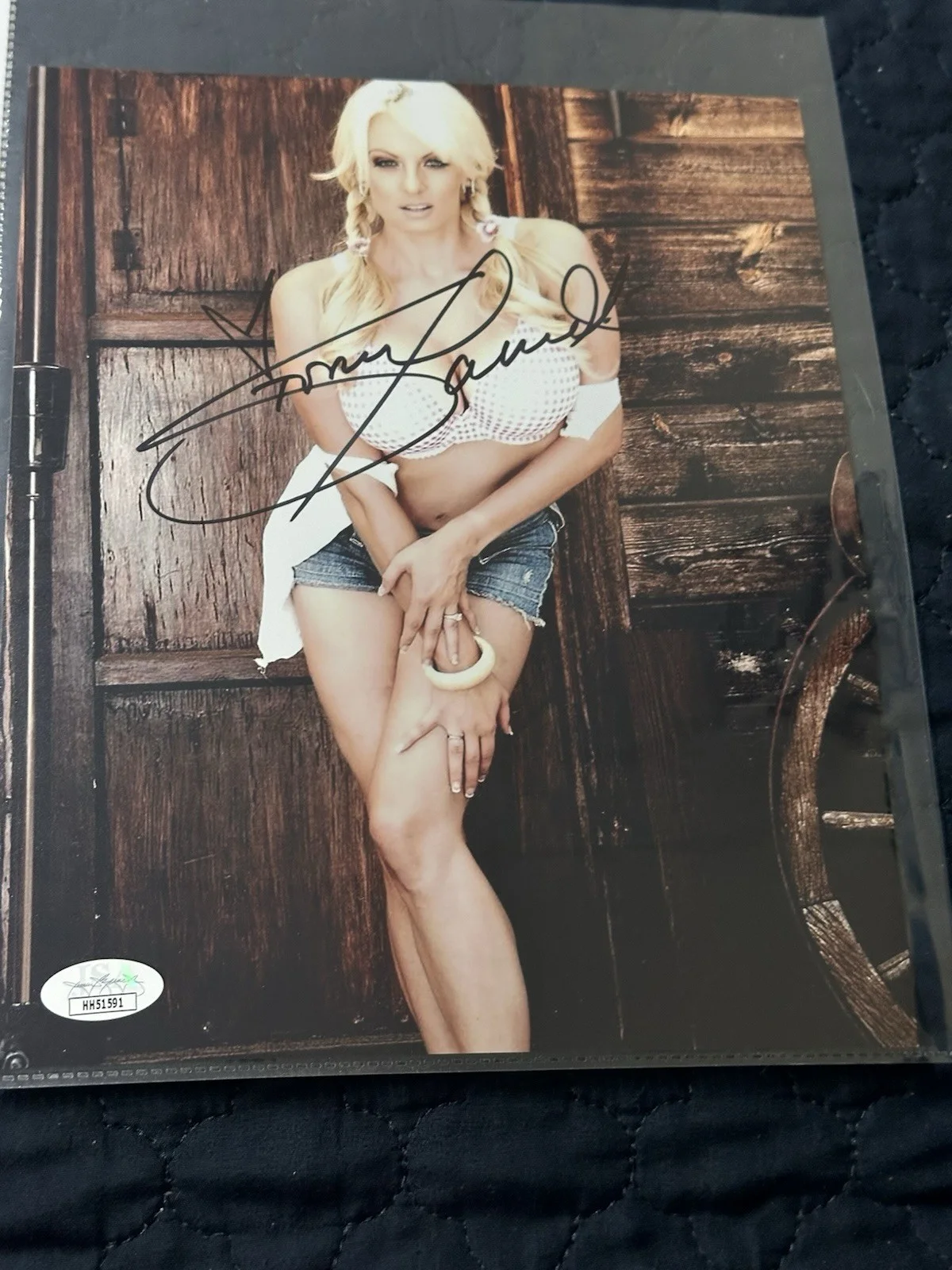 Stormy Daniels — STORMY DANIELS Signed ADULT STAR TRUMP Sexy 8x10 Photo Autograph JSA COA Cert