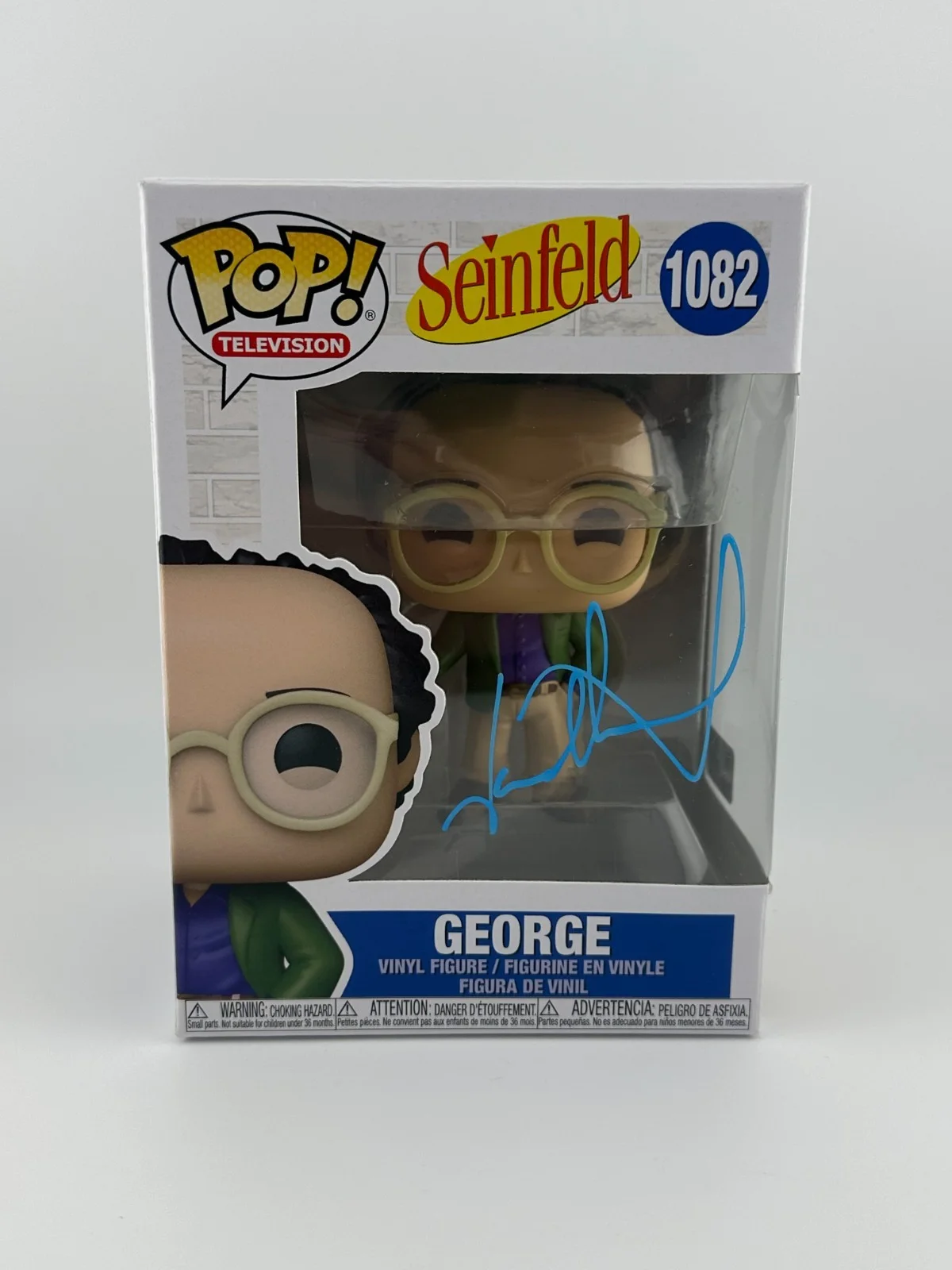 Jason Alexander — Jason Alexander Signed Seinfeld George Costanza #1082 Funko Pop! (PA)