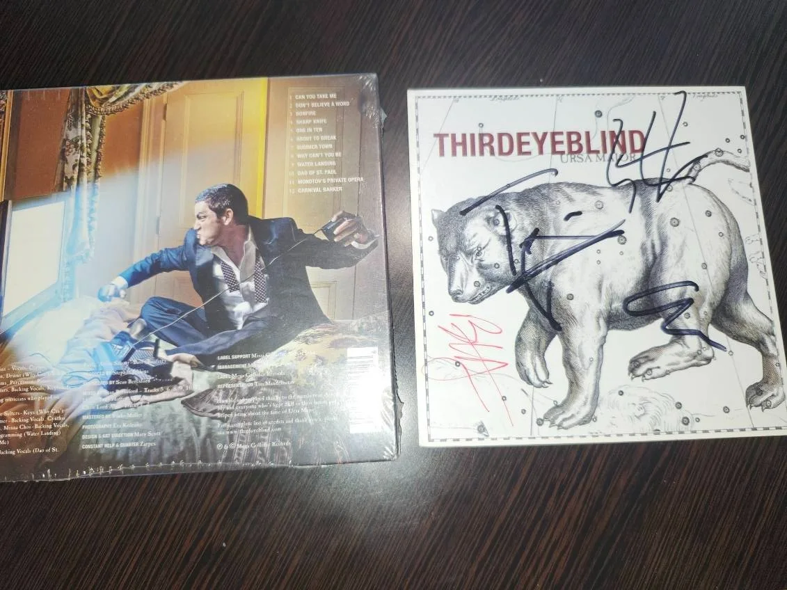 Third Eye Blind Ursa Major Signed Autographed CD New Sealed 2010, image 2