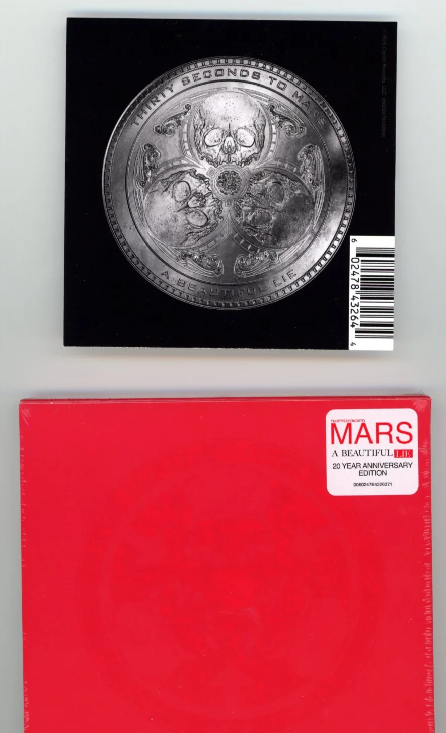 Thirty Seconds to Mars signed Jared Leto Beautiful Lie 20th CD/Card, изображение 3