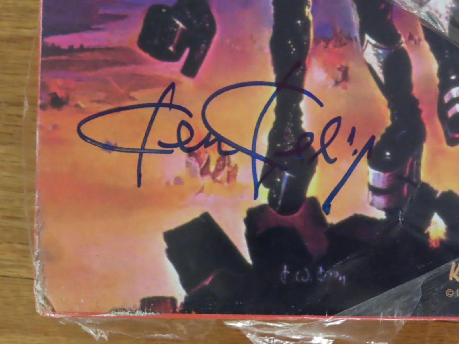 Artist KEN KELLY signed 1997 KISS "Destroyer" SEALED Puzzle GENE PAUL PETER ACE, изображение 2