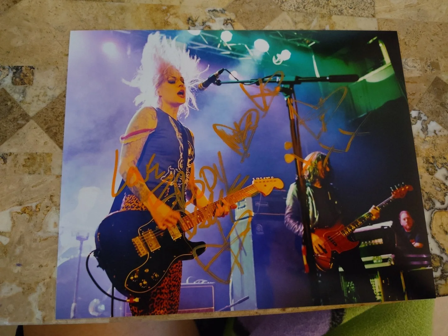 Brody Dalle The Distillers Signed Live 8x10 Photo Awesome Live Photo, изображение 4