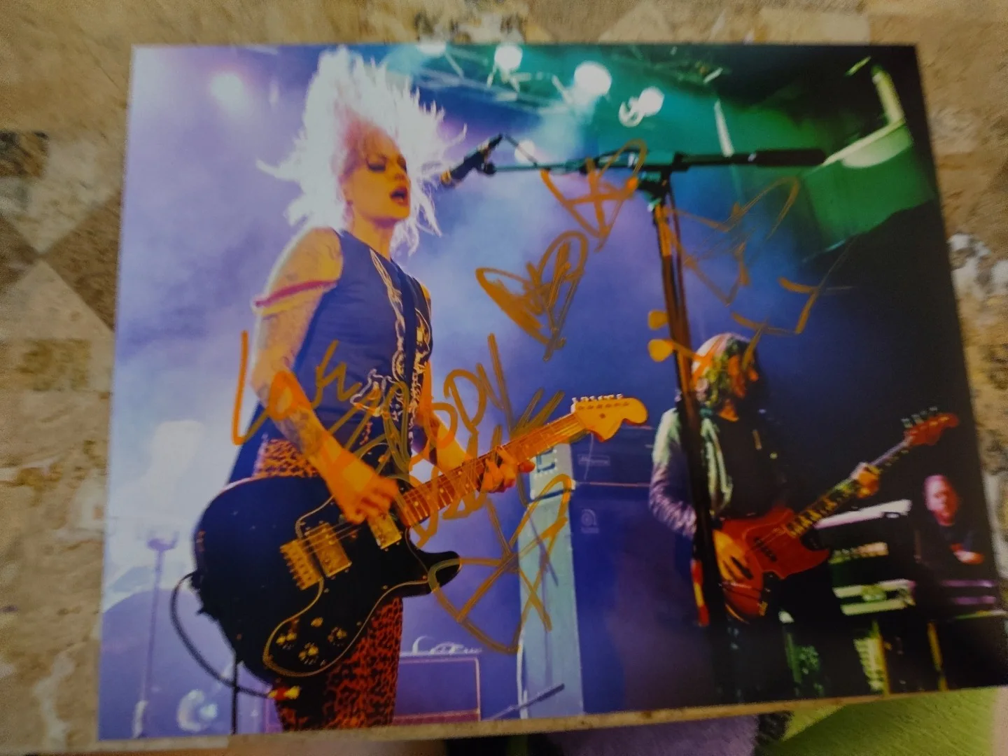 Brody Dalle The Distillers Signed Live 8x10 Photo Awesome Live Photo, изображение 5