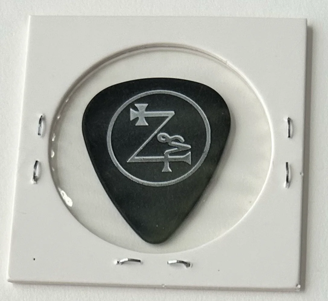 Black Label Society - Zakk Wylde Guitar Pick - Order Of The Black Tour, изображение 2