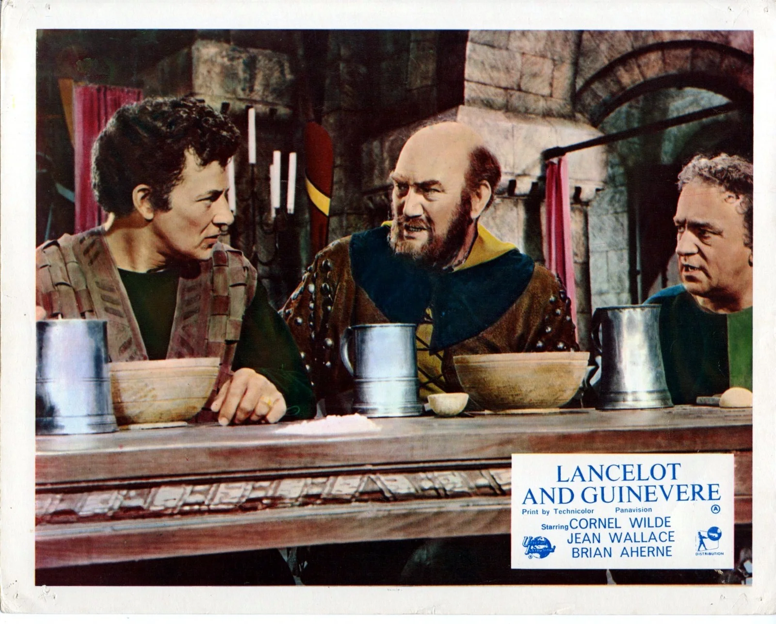 LANCELOT AND GUINEVERE 1963 Cornel Wilde Jean Wallace 7 10x8 LOBBY CARDS, image 4