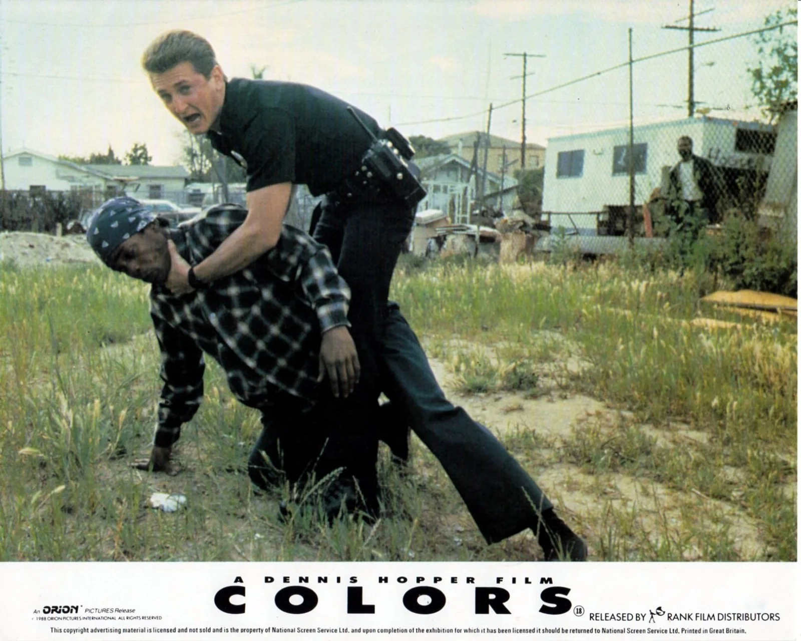 COLORS 1988 Sean Penn, Robert Duvall, Maria Conchita Alonso UK 10x8 LOBBY SET, изображение 2