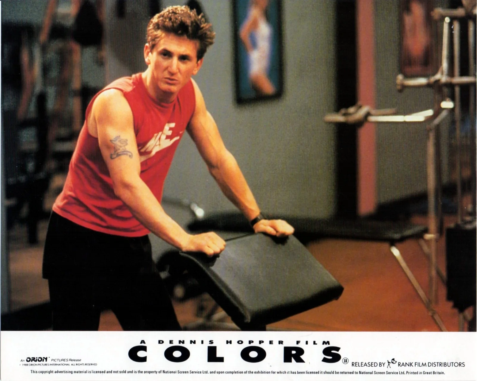 COLORS 1988 Sean Penn, Robert Duvall, Maria Conchita Alonso UK 10x8 LOBBY SET, изображение 4