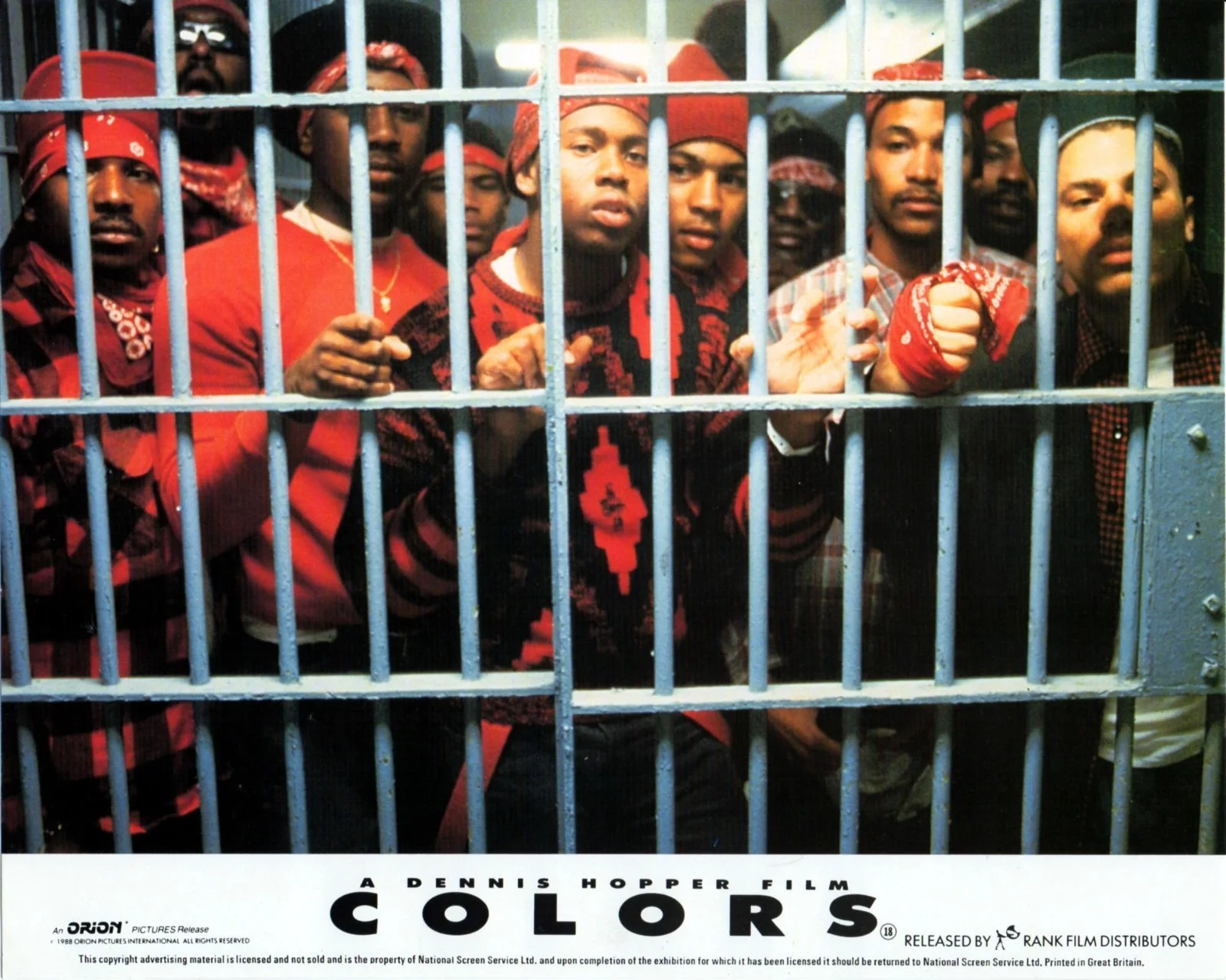 COLORS 1988 Sean Penn, Robert Duvall, Maria Conchita Alonso UK 10x8 LOBBY SET, изображение 5