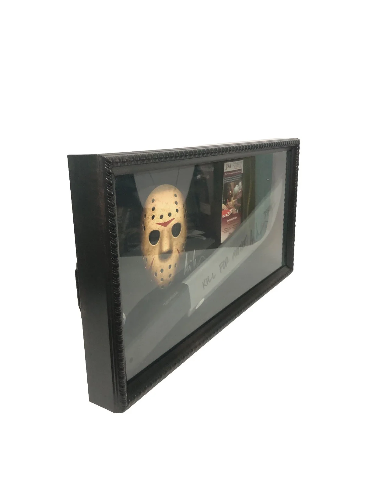 Ari Lehman — Friday The 13th Ari Lehman (Jason) Autographed JSA COA Wall Hanging Machete., изображение 2