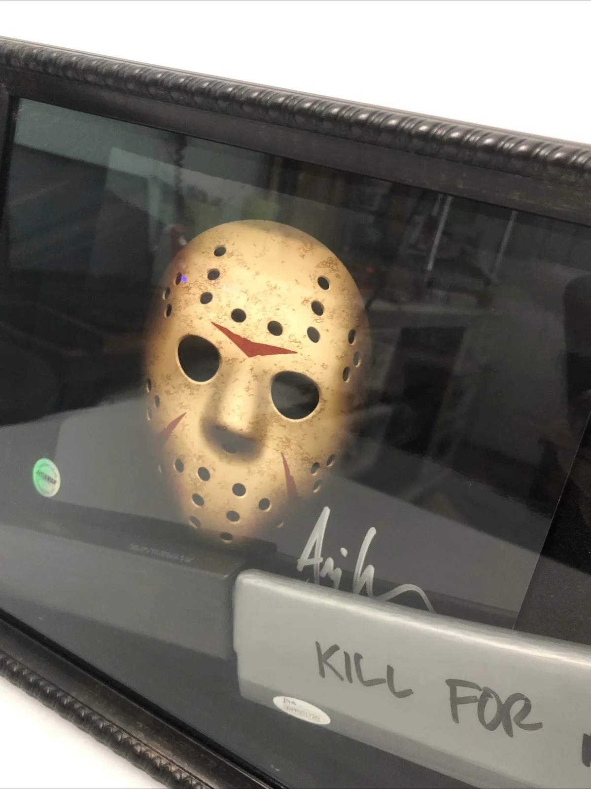 Ari Lehman — Friday The 13th Ari Lehman (Jason) Autographed JSA COA Wall Hanging Machete., изображение 5