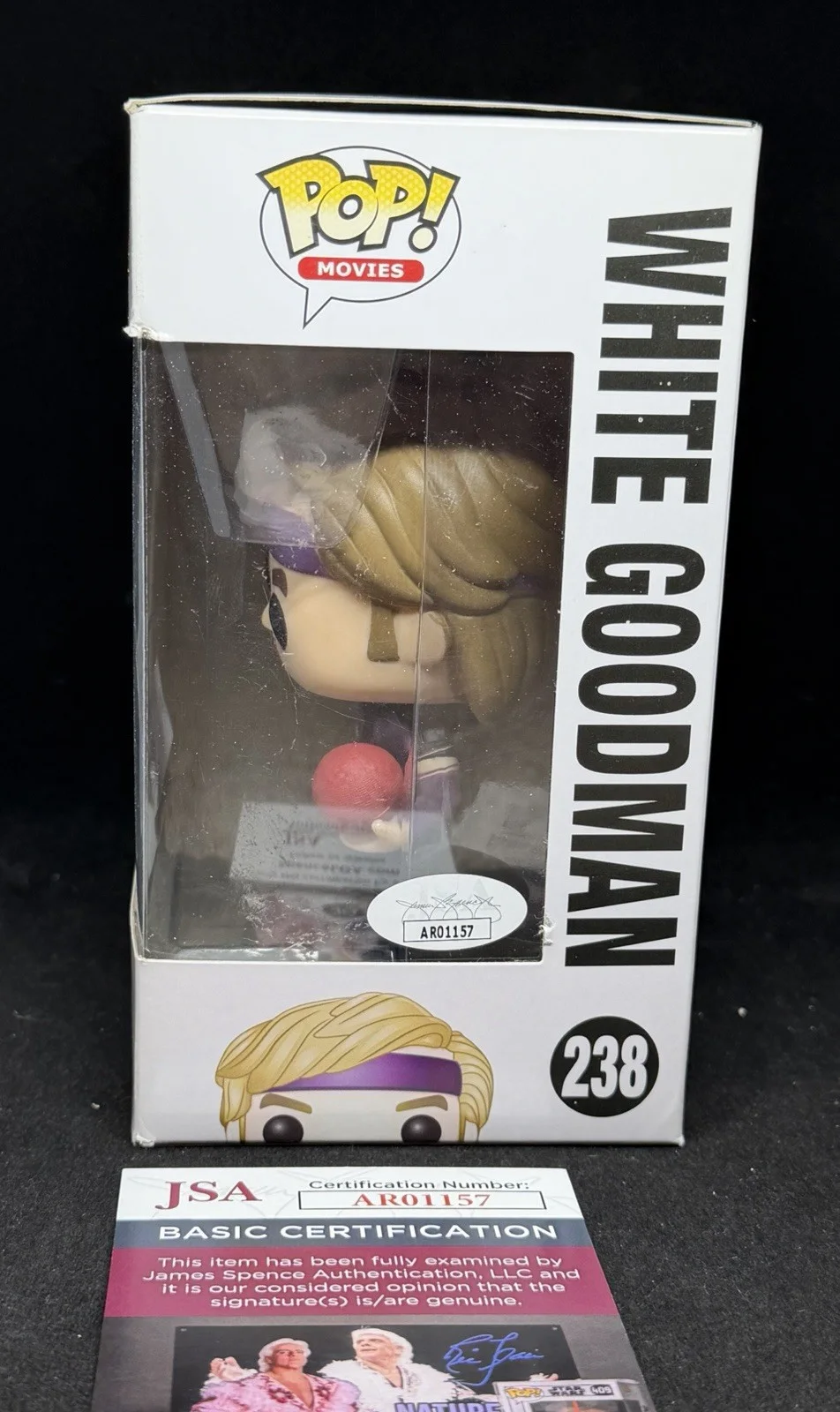 Ben Stiller — DODGEBALL BEN STILLER SIGNED FUNKO POP JSA COA #238 WHITE GOODMAN AUTOGRAPH, изображение 2