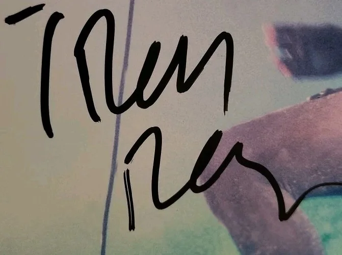 Trent Reznor Rare Signed 8x10 Live Downward Era Nine Inch Nails Spiral, изображение 3