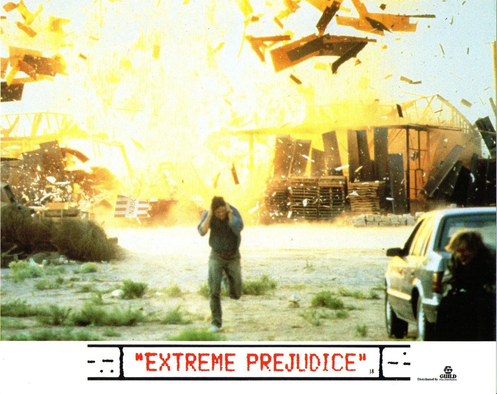 EXTREME PREJUDICE 1987 Nick Nolte, Powers Boothe UK 10x8 LOBBY SET, image 5