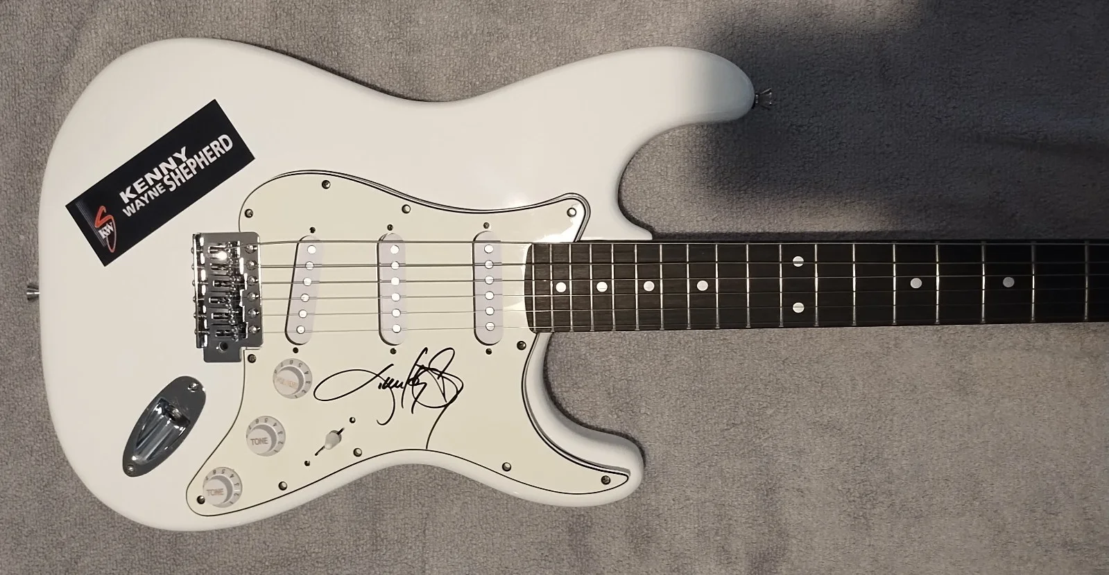 KENNY WAYNE SHEPHERD SIGNED GUITAR TROUBLE IS CD LP COA, image 2