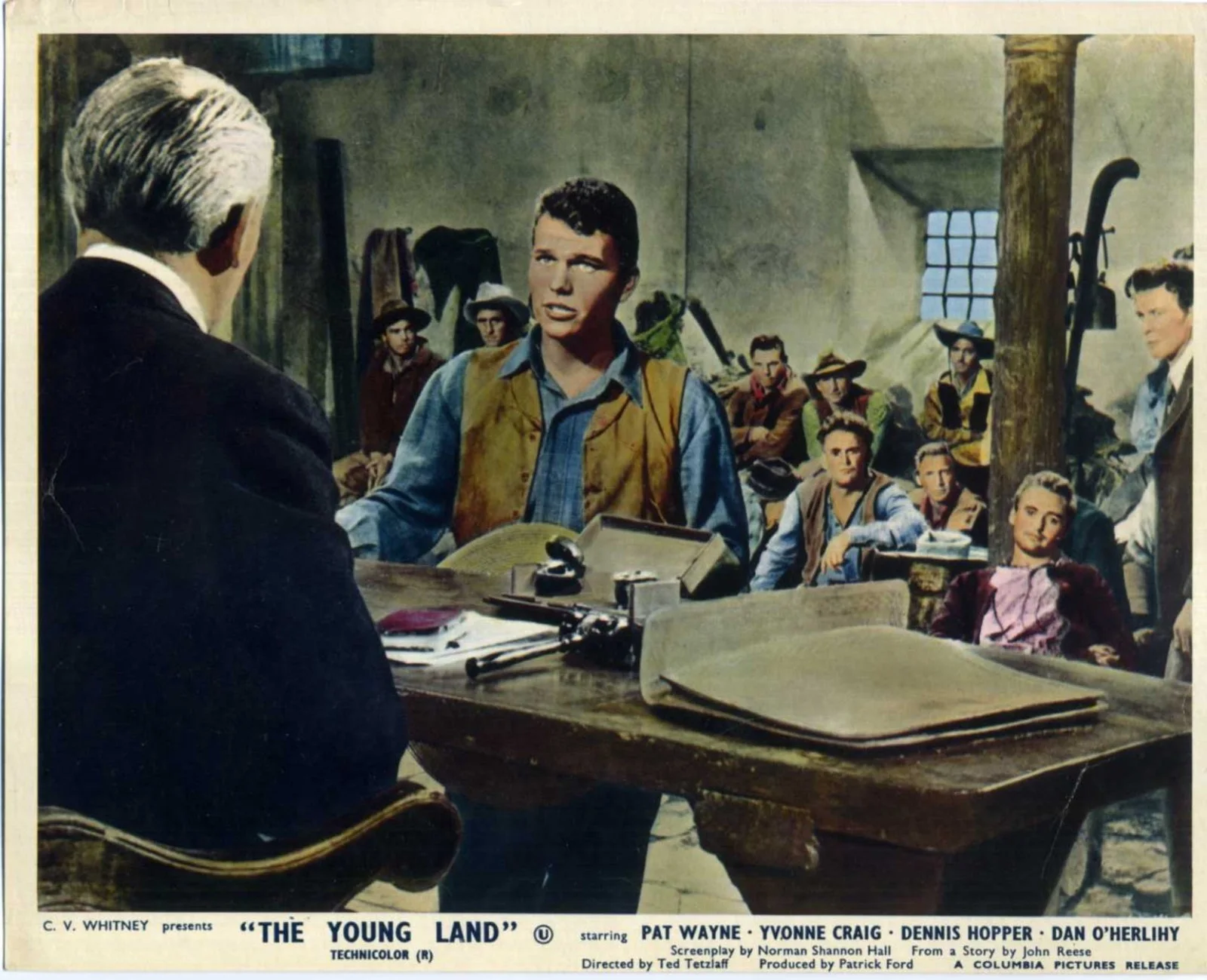 YOUNG LAND 1959 Dennis Hopper, Pat Wayne, Yvonne Craig UK 10x8 LOBBY SET, изображение 2