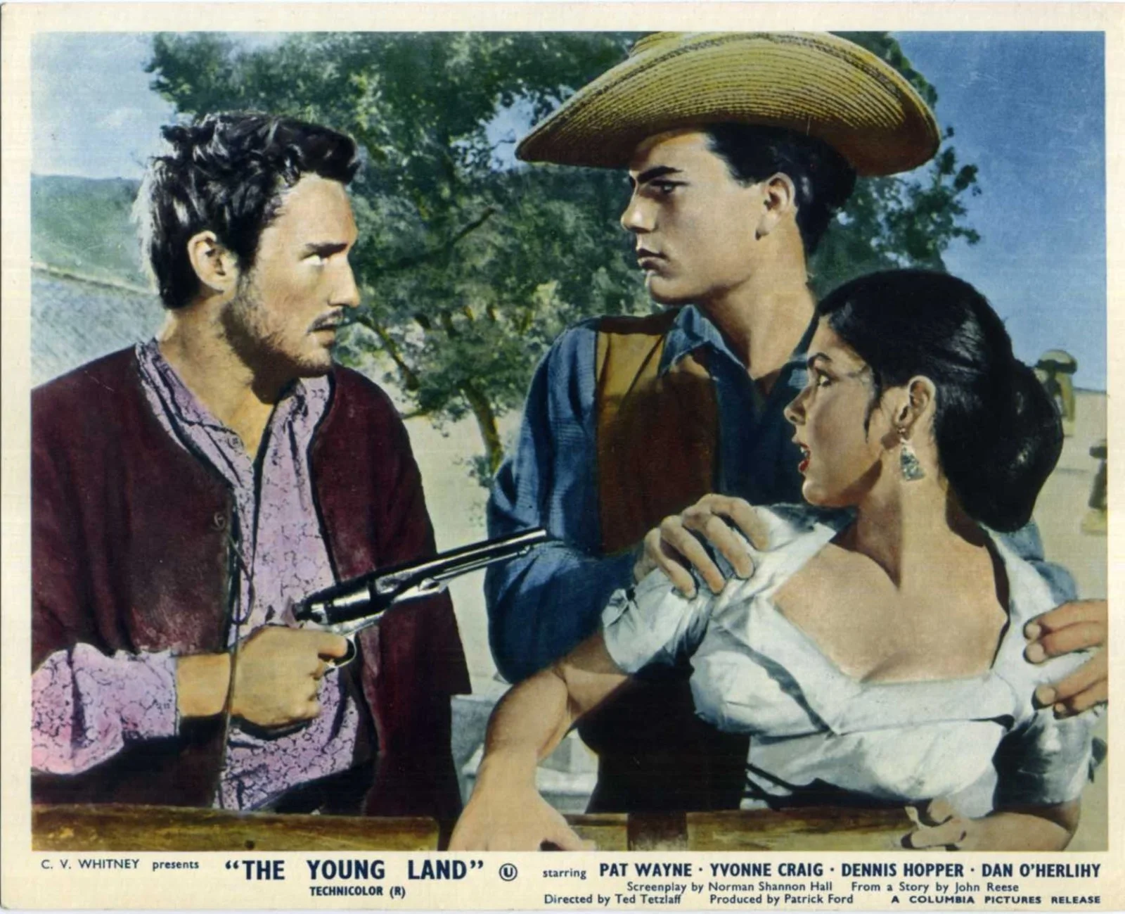 YOUNG LAND 1959 Dennis Hopper, Pat Wayne, Yvonne Craig UK 10x8 LOBBY SET, изображение 4